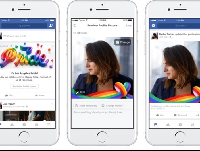 Facebook lança reação para lembrar mês do orgulho LGBT