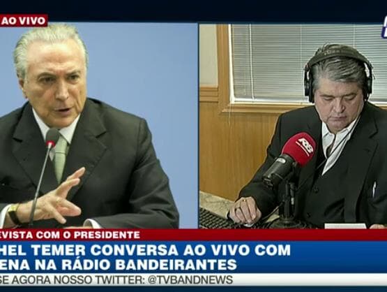 Temer alfineta Renan: "Não posso brigar com quem não é presidente da República"