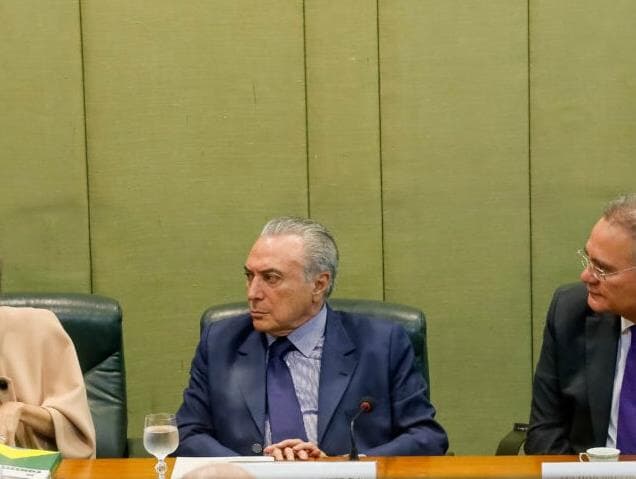 Renan e Cármen Lúcia se reúnem no Itamaraty após semana de tensão entre Poderes