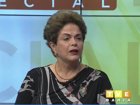 "Não são burros de prender o Lula", diz Dilma