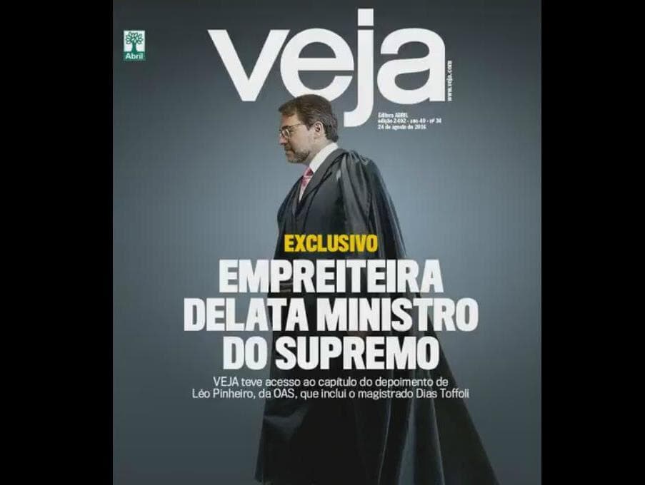 Ex-presidente da OAS cita ministro Dias Toffoli, do STF, em depoimento da Operação Lava Jato