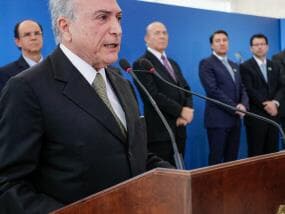 Em posse, Temer defende "Estado suficiente"