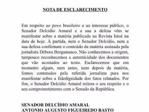 Delcídio não confirma conteúdo de reportagem sobre delação