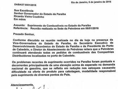 Petrobras volta a entregar combustíveis na Paraíba e evita crise política