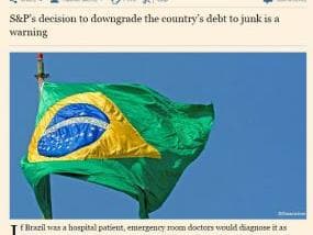 Financial Times aponta o Brasil como paciente em estado terminal