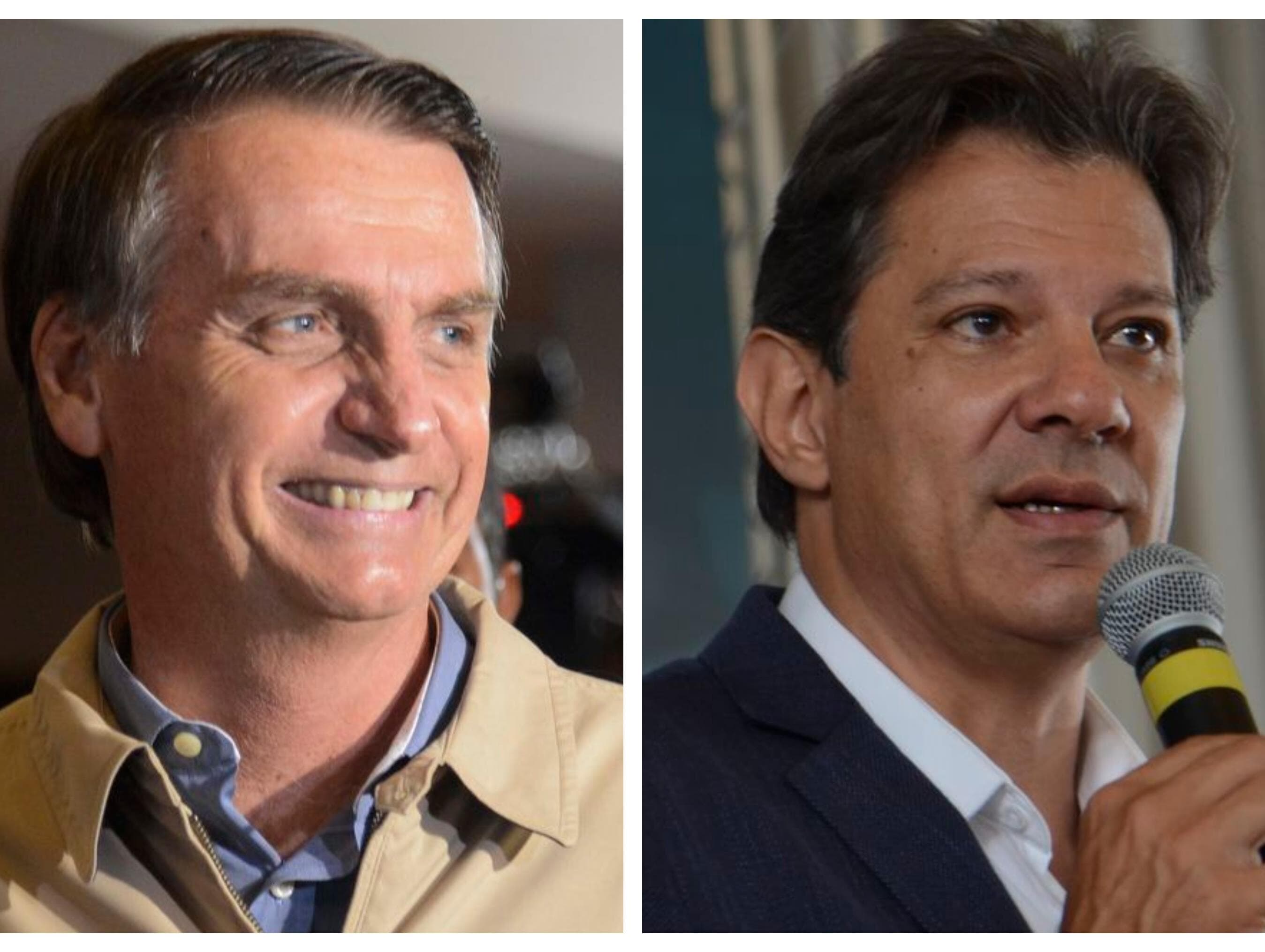 Datafolha: Bolsonaro tem 59% dos votos válidos; Haddad, 41%