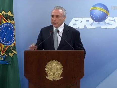 Temer nega ter comprado silêncio de Cunha e anuncia: "Não renunciarei". Assista ao vídeo