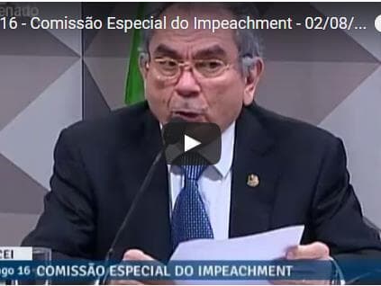 Ao vivo, a apresentação do relatório final da Comissão do Impeachment