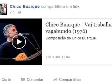 Chico Buarque dá "recado" a jovens anti-PT com quem discutiu