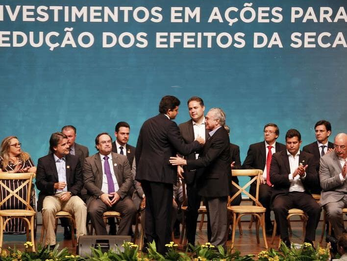 Temer diz que sonha em ser lembrado como o "maior presidente nordestino" do país