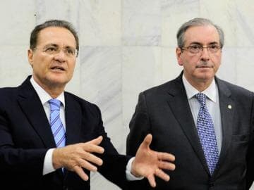 Renan e Cunha assinam texto sobre Lei de Responsabilidade das Estatais