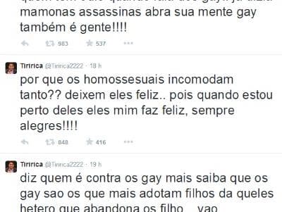 De Tiririca para Levy Fidelix: "Abra sua mente, gay também é gente"