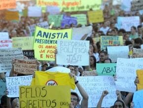 O que pensam os manifestantes de Brasília