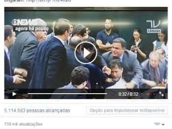 Vídeo do Congresso em Foco no Facebook alcança 5 milhões de usuários