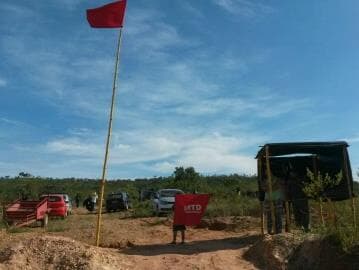 Desempregados ocupam área perto da casa de campo da Presidência