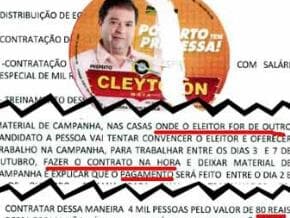 No Tocantins, folheto ensinou a simular compra de voto