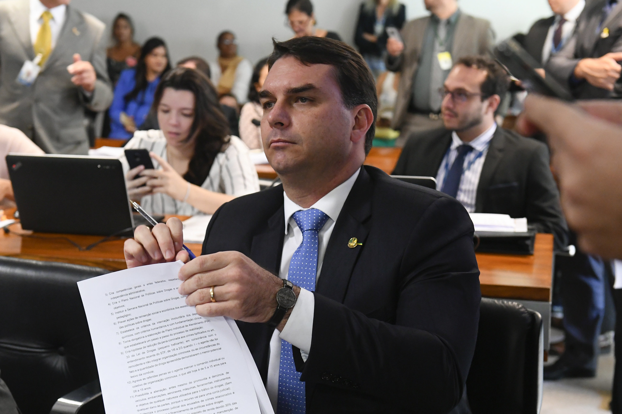 Rede cobra análise imediata do processo de Flávio Bolsonaro no Conselho de Ética