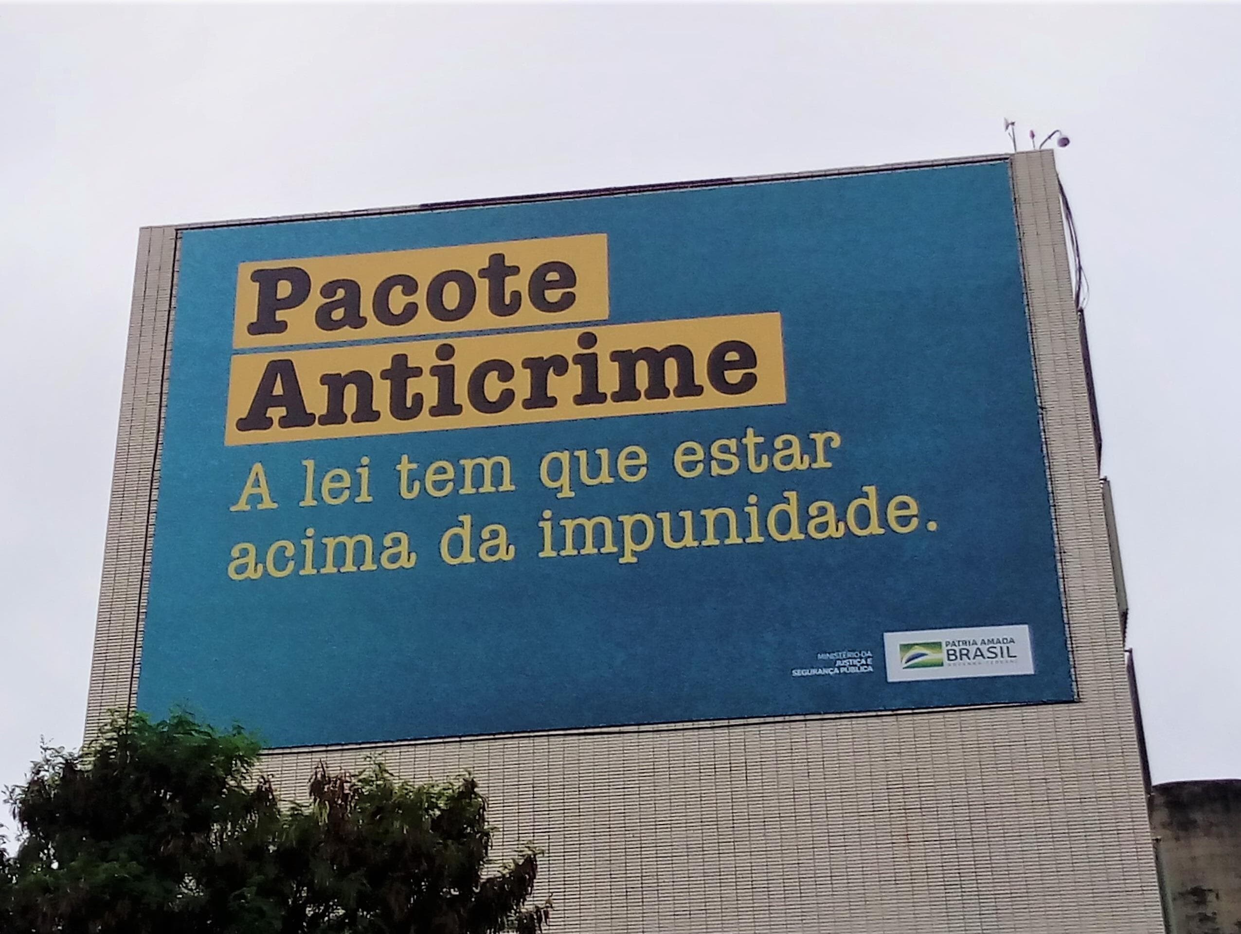 Campanha do pacote anticrime é inconstitucional, diz oposição ao TCU