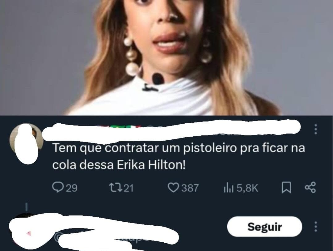 Erika Hilton sofre ameaças após divulgar vídeo combatendo notícias falsas sobre Pix