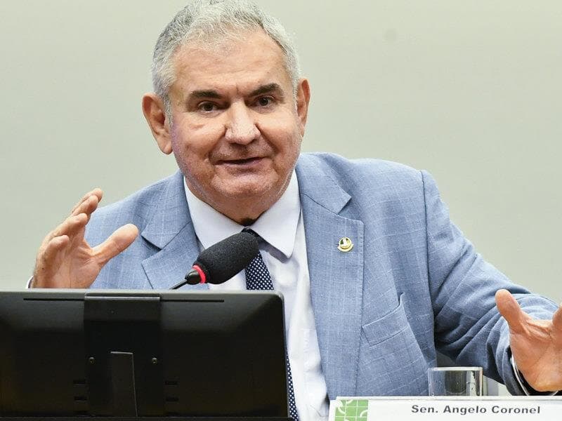 O senador Angelo Coronel (PSD-BA) é o relator do Orçamento de 2025 no Congresso Nacional - Geraldo Magela/Agência Senado