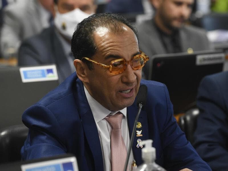 O senador Jorge Kajuru é o relator da proposta na CCJ. - Jefferson Rudy/Agência Senado
