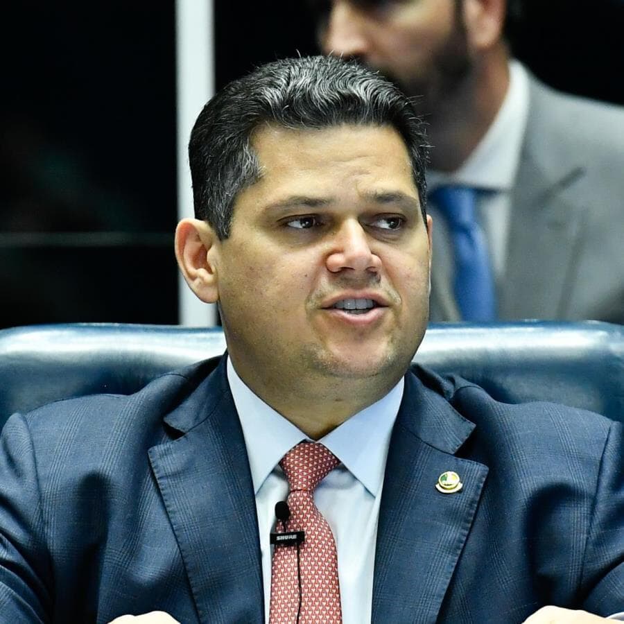 Davi Alcolumbre, presidente do Senado. - Geraldo Magela/Agência Senado