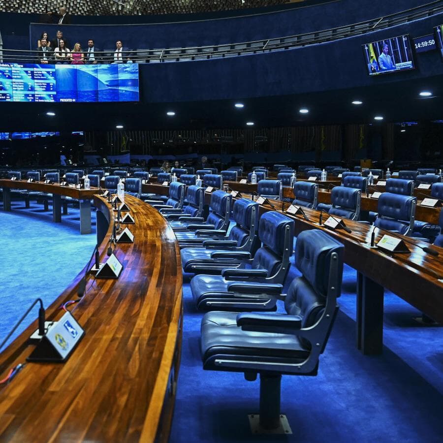 Plenário do Senado se reúne nesta tarde. - Andressa Anholete/Agência Senado