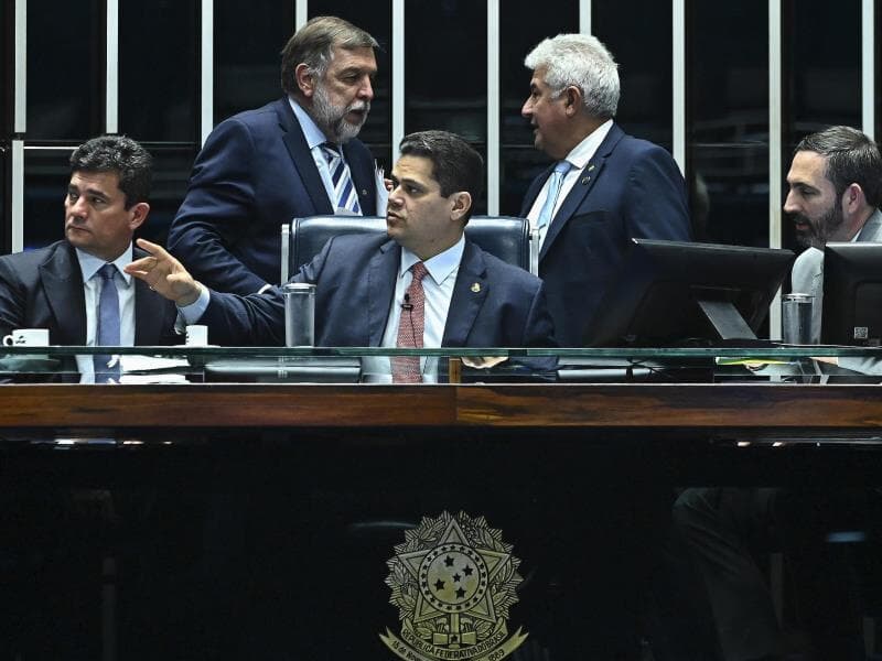 Plenário do Senado Federal durante sessão deliberativa ordinária.  - Andressa Anholete/Agência Senado