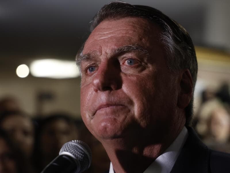 Bolsonaro está com o passaporte apreendido desde 2023. - Pedro Ladeira/Folhapress