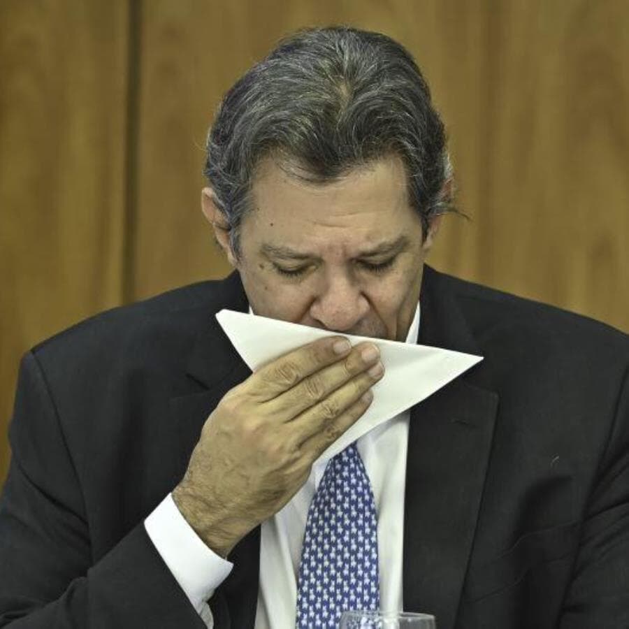 O ministro da Fazenda, Fernando Haddad, registrou piora de avaliação no mercado financeiro segundo pesquisa Quaest. - Ton Molina/Fotoarena/Folhapress