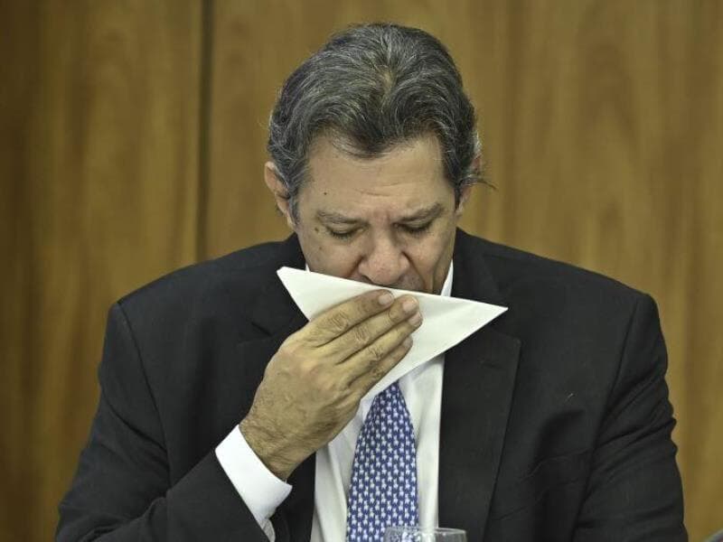 O ministro da Fazenda, Fernando Haddad, registrou piora de avaliação no mercado financeiro segundo pesquisa Quaest. - Ton Molina/Fotoarena/Folhapress