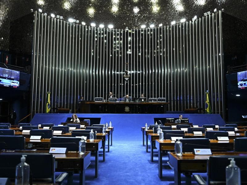 Plenário do Senado Federal durante sessão deliberativa ordinária. - Andressa Anholete/Agência Senado