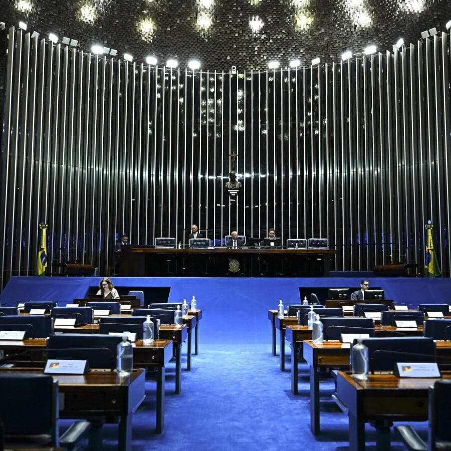 Plenário do Senado Federal durante sessão deliberativa ordinária. - Andressa Anholete/Agência Senado