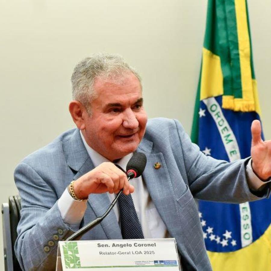 O senador Angelo Coronel (PSD-BA) é o relator do Orçamento de 2025 no Congresso Nacional. - Geraldo Magela/Agência Senado