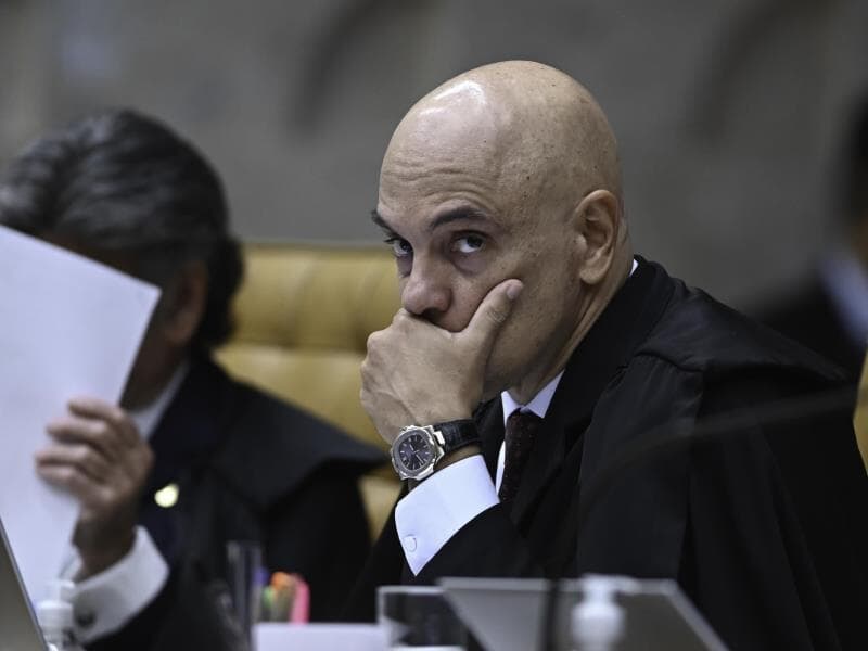 Alexandre de Moraes é alvo de deputados republicanos aliados a Eduardo Bolsonaro - Ton Molina /Fotoarena/Folhapress