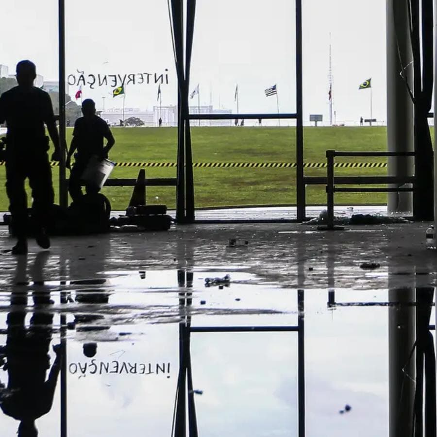 Congresso Nacional foi depredado em 8 de janeiro de 2023 - Marcelo Camargo/Agência Brasil