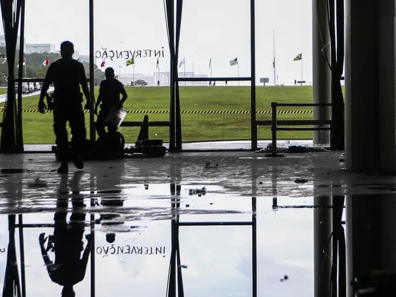 Congresso Nacional foi depredado em 8 de janeiro de 2023 - Marcelo Camargo/Agência Brasil