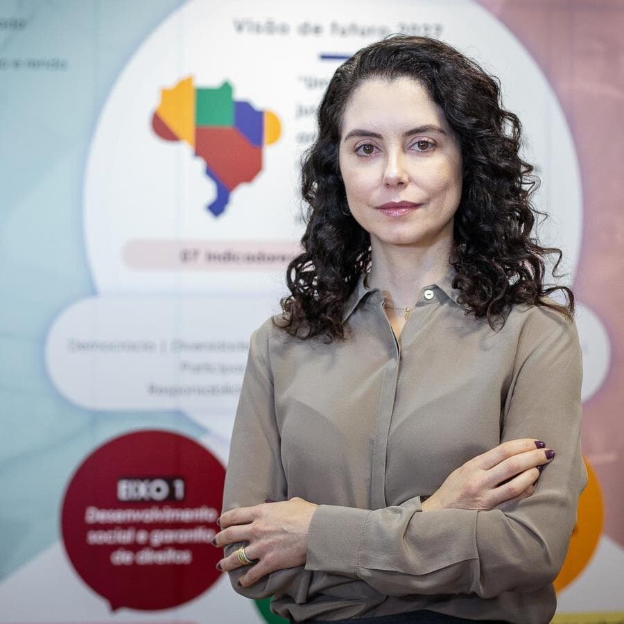 Virginia de Ângelis Oliveira de Paula, Secretária Nacional de Planejamento. - Washington Costa/Ministério do Planejamento e Orçamento