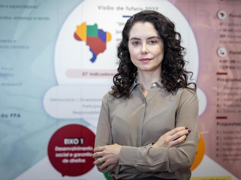Virginia de Ângelis Oliveira de Paula, Secretária Nacional de Planejamento. - Washington Costa/Ministério do Planejamento e Orçamento