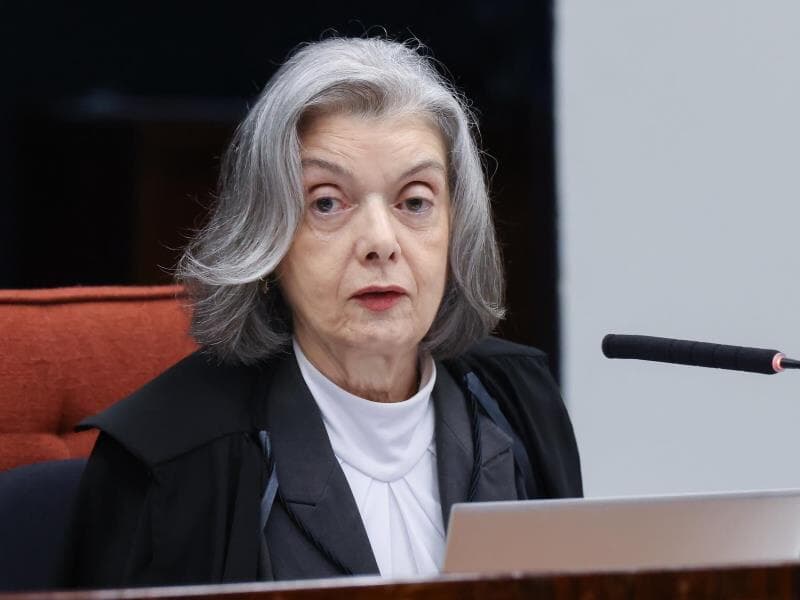 A ministra Cármen Lúcia durante sessão do STF sobre denúncia por tentativa de golpe de Estado. - Antonio Augusto/STF