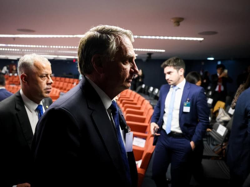 O ex-presidente Jair Bolsonaro, réu após decisão dos ministros da Primeira Turma do STF.  - Gustavo Moreno/STF