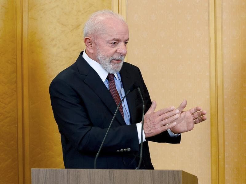 Lula criticou política protecionista de Trump e considerou retaliação caso não haja acordo. - Ricardo Stuckert / PR