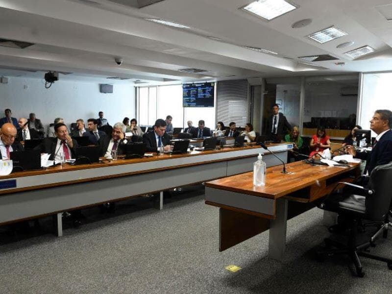 Sessão da Comissão de Relações Exteriores e Defesa Nacional do Senado. - Roque de Sá/Agência Senado