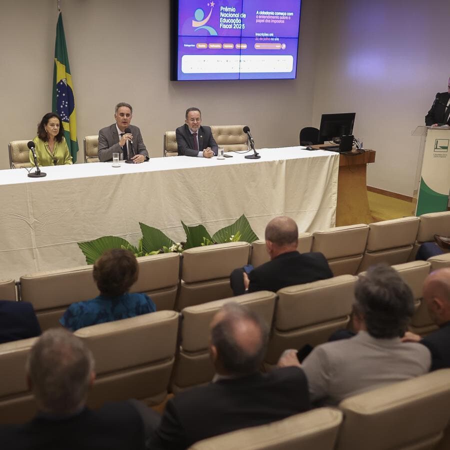 Prêmio Nacional de Educação Fiscal 2025 é lançado em evento na Câmara dos Deputados. - Luís Nova/Febrafite
