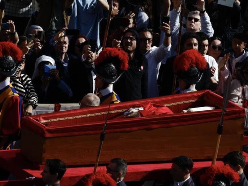 Velório do papa Francisco - Cecilia Fabiano/LaPresse/DiaEsportivo/Folhapress