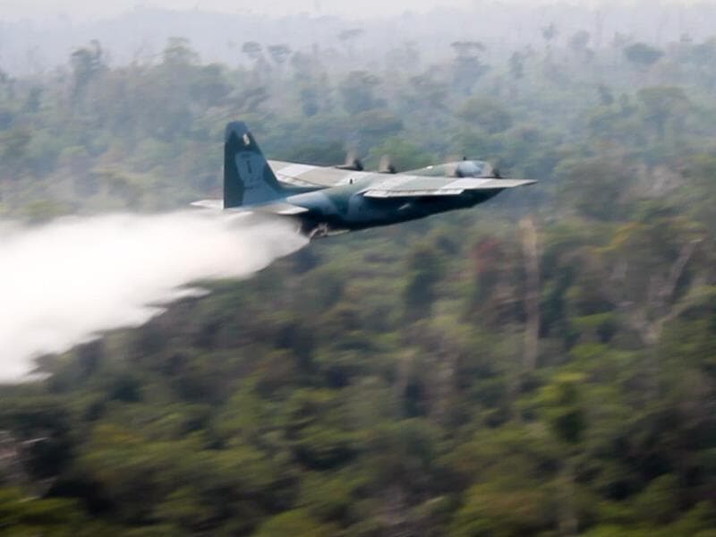 Proposta visa principalmente ampliar a resposta do poder público a incêndios florestais. - Divulgação FAB