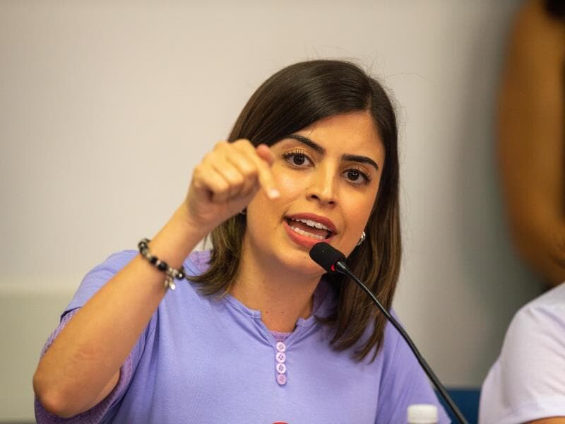 Tabata, autora do projeto, diz que projeto beneficia quem mais importa, a criança - Danilo Verpa/Folhapress