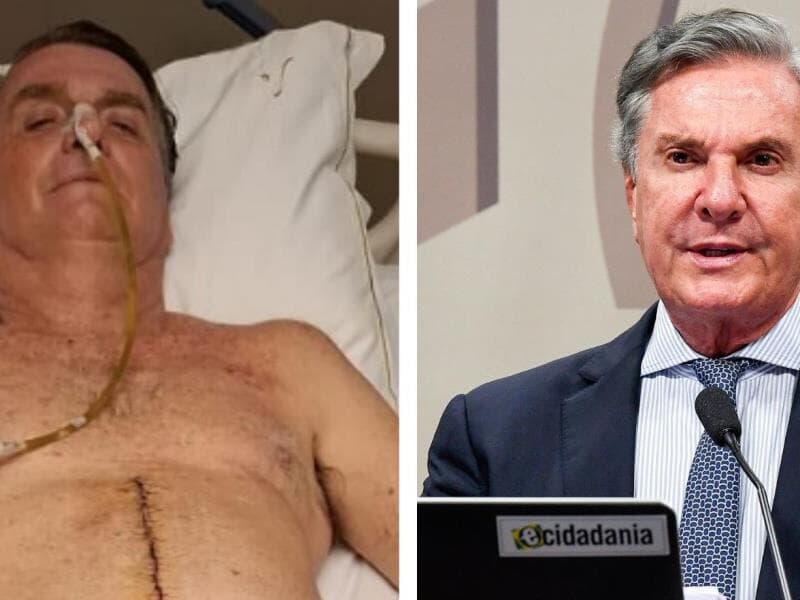 Ex-presidentes Jair Bolsonaro e Fernando Collor de Mello - Reprodução@jairmessiasbolsonaro/Roque de Sá/Agência Senado