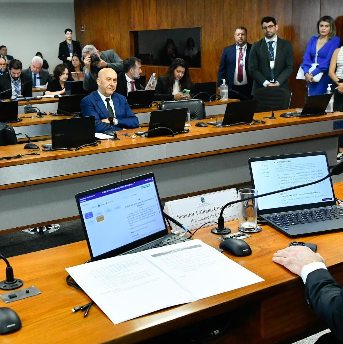 Comissão de Meio Ambiente (CMA) realiza reunião deliberativa com 6 itens. - Geraldo Magela/Agência Senado