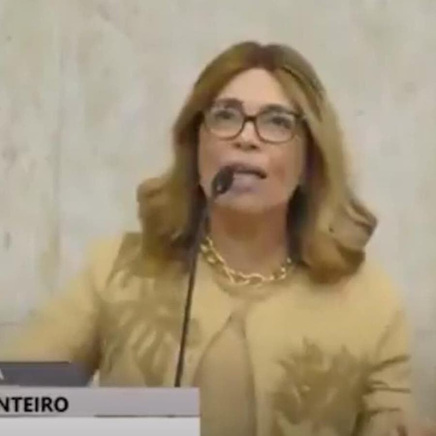 Vereadora Cris Monteiro - Reprodução/YouTube